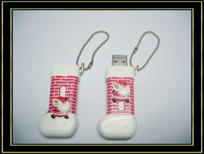 【U盤工廠 禮品U盤 圣誕靴子U盤 免費(fèi)設(shè)計(jì)logo 32M-64G均可定】價(jià)格,廠家,圖片,U盤,深圳市金田興業(yè)科技發(fā)展-